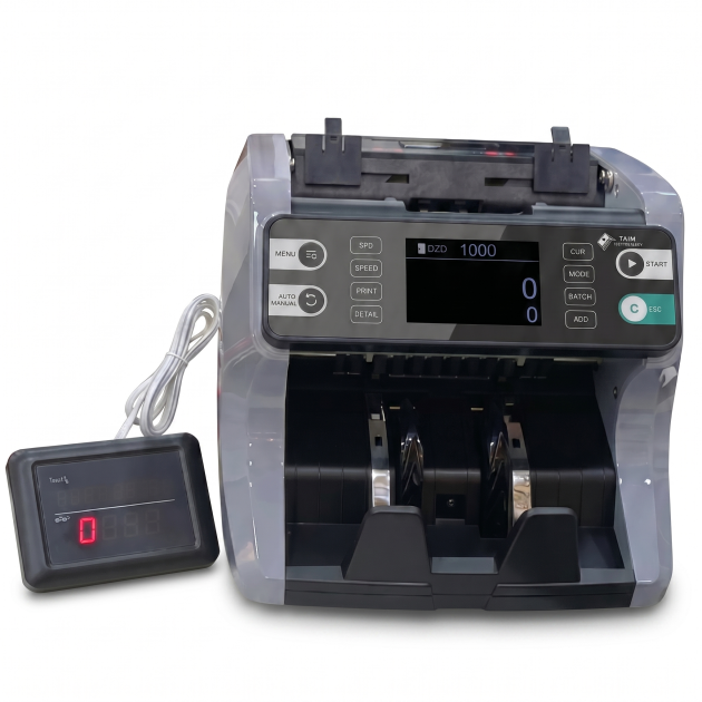COMPTEUSE DE BILLET AL929B SIMI PROFESSIONNELLE TAIM TECHNOLOGY 1 POCHE AVEC ECRAN DIGITAL